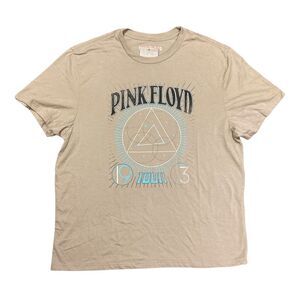 Steeple Grey/Pink Floyd - Official Merchandise Men's Soft Short Sleeve Band Logo